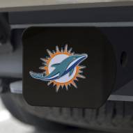 Miami Dolphins Black Color Hitch Cover