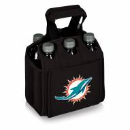 Miami Dolphins Black Six Pack Cooler Tote