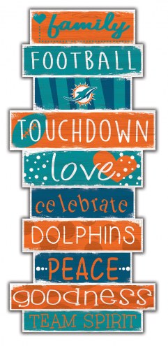 Miami Dolphins Celebrations Stack Sign