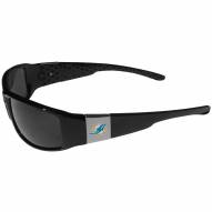 Miami Dolphins Chrome Wrap Sunglasses