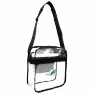 Miami Dolphins Clear Crossbody Carry-All Bag