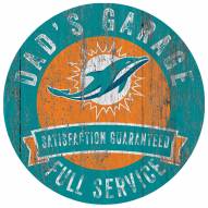 Miami Dolphins Dad's Garage Sign