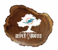 Miami Dolphins Deeply Rooted Wood Slab