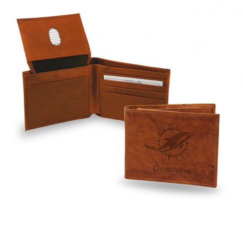 Miami Dolphins Embossed Bi-Fold Wallet