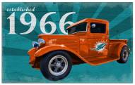 Miami Dolphins Established Truck 11" x 19" Sign