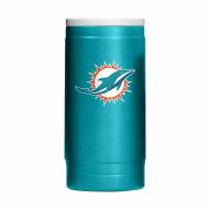 Miami Dolphins Flipside Powder Coat Slim Can Coozie