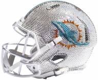 Miami Dolphins Full Size Swarovski Crystal Football Helmet