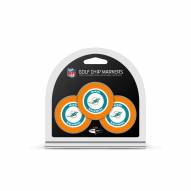 Miami Dolphins Golf Chip Ball Markers