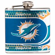 Miami Dolphins Hi-Def Stainless Steel Flask
