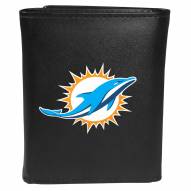 Miami Dolphins Large Logo Tri-fold Wallet