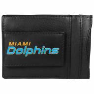 Miami Dolphins Logo Leather Cash and Cardholder