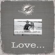 Miami Dolphins Love Picture Frame