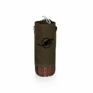 Miami Dolphins Malbec Insulated Wine Bottle Basket