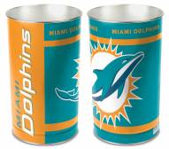 Miami Dolphins Metal Wastebasket