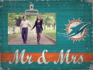 Miami Dolphins Mr. & Mrs. Clip Frame