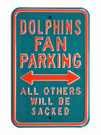 Miami Dolphins NFL Authentic Parking Sign