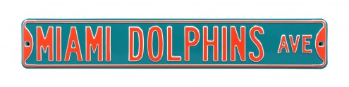 Miami Dolphins NFL Authentic Street Sign