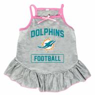 Miami Dolphins NFL Gray Dog Dress
