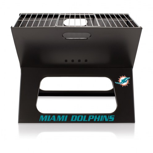 Miami Dolphins Portable Charcoal X-Grill