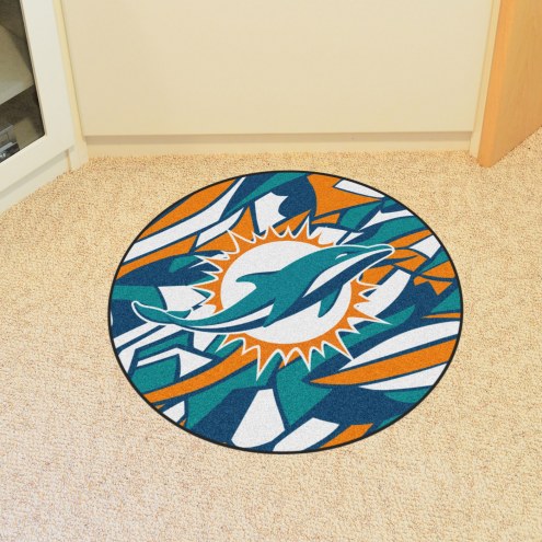 Miami Dolphins Quicksnap Rounded Mat
