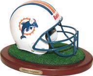 Miami Dolphins Collectible Football Helmet Figurine