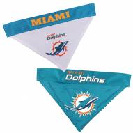 Miami Dolphins Reversible Dog Bandana