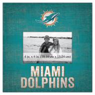 Miami Dolphins Team Name 10" x 10" Picture Frame