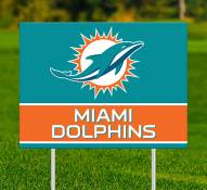 Miami Dolphins Team Name Yard Sign