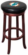 Miami Dolphins Wooden Bar Stool