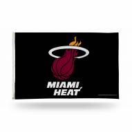 Miami Heat Black 3' x 5' Banner Flag