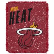Miami Heat Headliner Woven Jacquard Throw Blanket