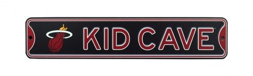 Miami Heat Kid Cave Street Sign