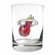 Miami Heat NBA 2-Piece 14 Oz. Rocks Glass Set