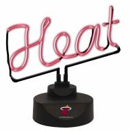 Miami Heat Script Neon Desk Lamp