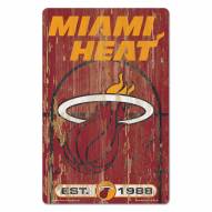 Miami Heat Slogan Wood Sign