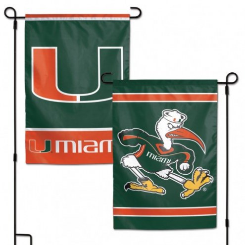 Miami Hurricanes 11&quot; x 15&quot; Garden Flag