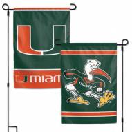 Miami Hurricanes 11" x 15" Garden Flag