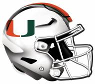 Miami Hurricanes 12" Helmet Sign
