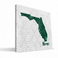 Miami Hurricanes 12" x 12" Home Canvas Print