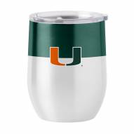 Miami Hurricanes 16 oz. Gameday Stainless Curved Beverage Tumbler