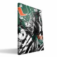 Miami Hurricanes 16" x 24" Spirit Canvas Print