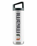 Miami Hurricanes 22 oz. Stainless Steel Powder Coated Water Bottle