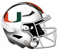 Miami Hurricanes Authentic Helmet Cutout Sign