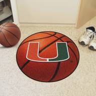 Miami Hurricanes Basketball Mat