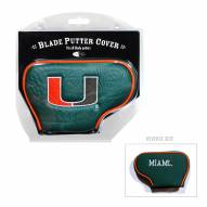 Miami Hurricanes Blade Putter Headcover