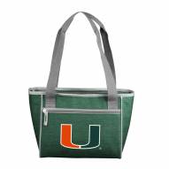 Miami Hurricanes Crosshatch 16 Can Cooler Tote
