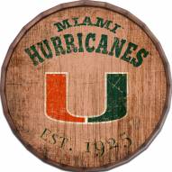 Miami Hurricanes Established Date 16" Barrel Top