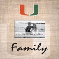 Miami Hurricanes Family Picture Frame