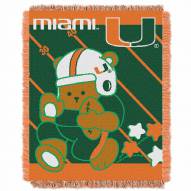 Miami Hurricanes Fullback Baby Blanket