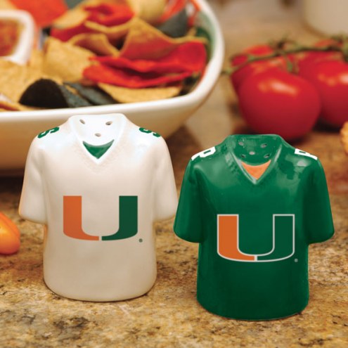 Miami Hurricanes Gameday Salt and Pepper Shakers